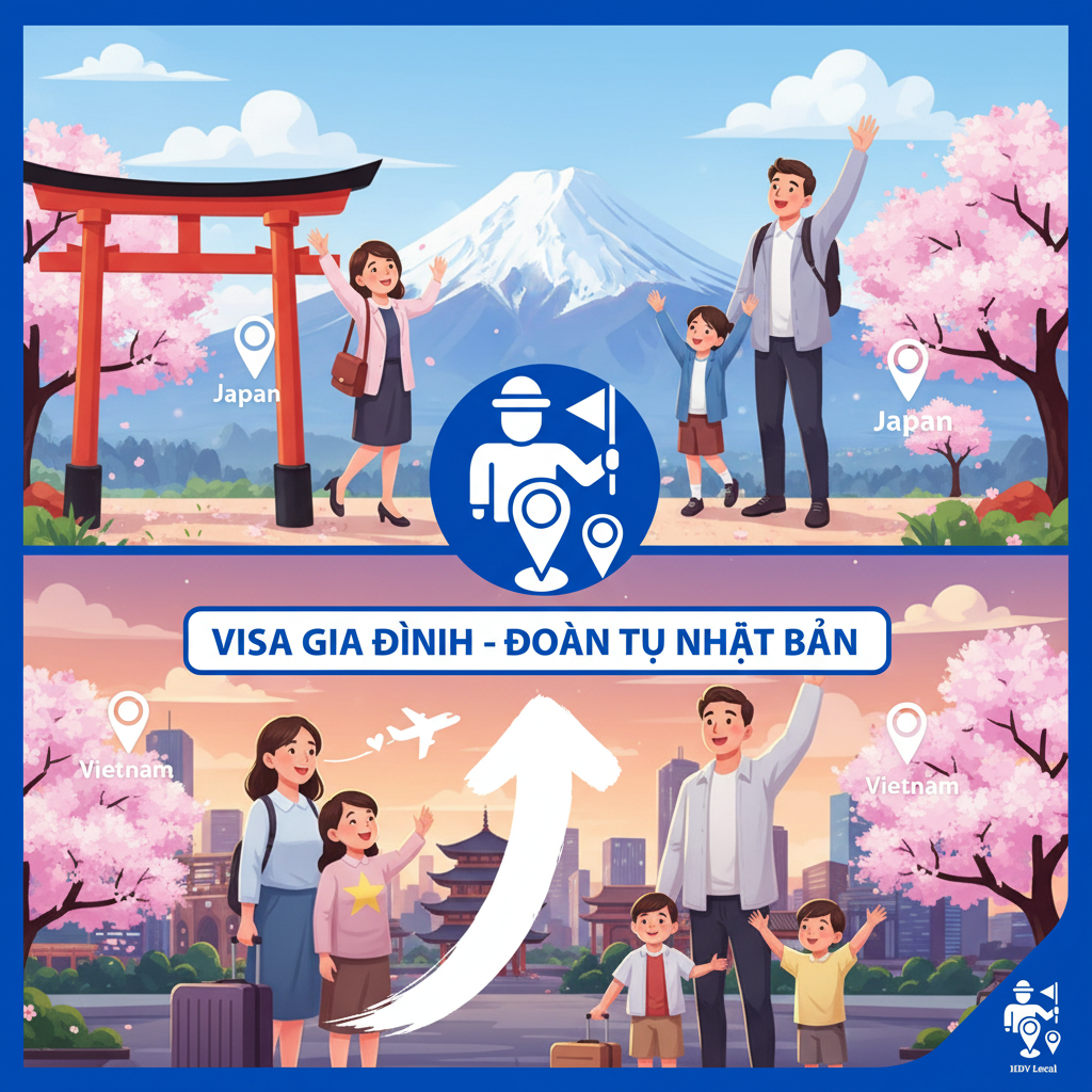 Bảng giá tham khảo dịch vụ Visa đoàn tụ Nhật Bản
