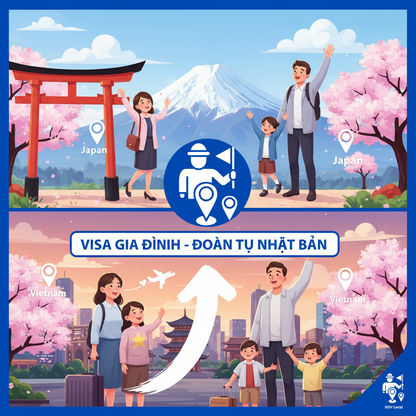Bảng giá tham khảo dịch vụ Visa đoàn tụ Nhật Bản