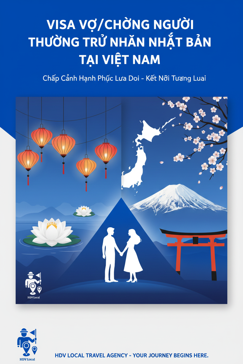 Dịch Vụ Làm Visa Vợ/Chồng Của Người Thường Trú Nhân Tại Nhật Bản