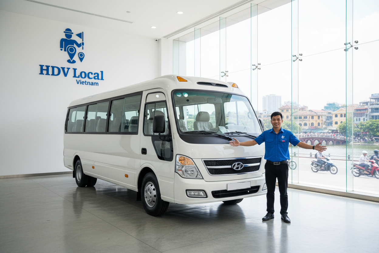 HDV Local - Xe 16 chỗ Hà Nội showroom