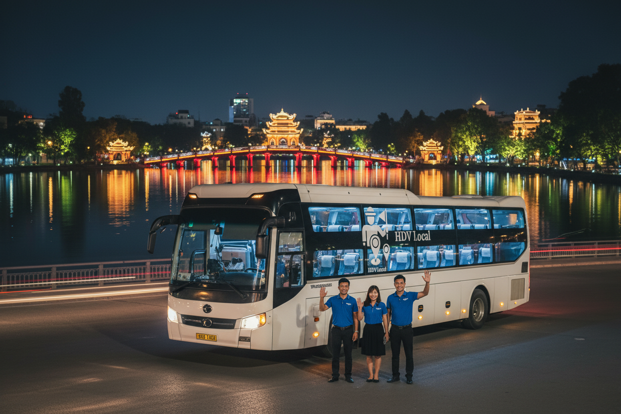 HDV Local - Xe 29 chỗ đêm Hà Nội
