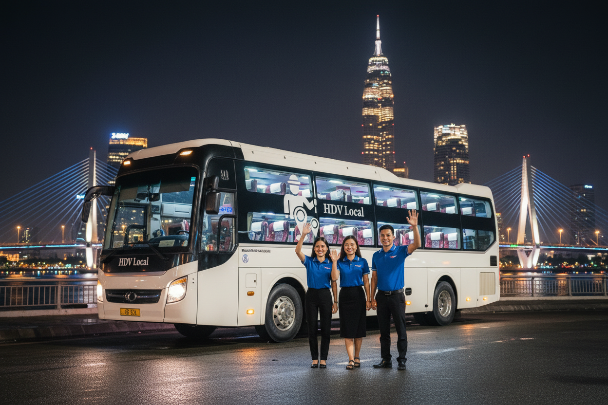HDV Local - Xe 29 chỗ đêm TPHCM