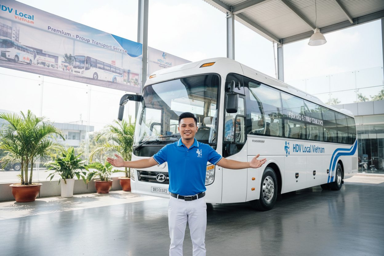 HDV Local - Xe 29 chỗ nhân viên nam