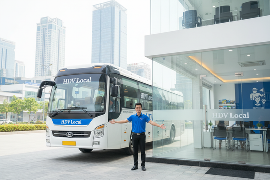 HDV Local - Xe 29 chỗ TPHCM showroom