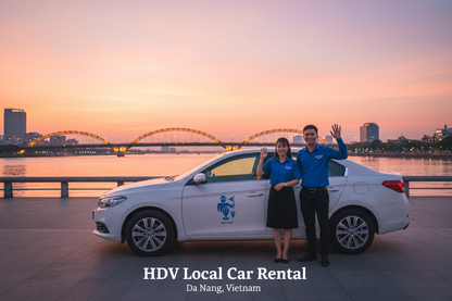 HDV Local - Xe 4 chỗ hoàng hôn sông Hàn