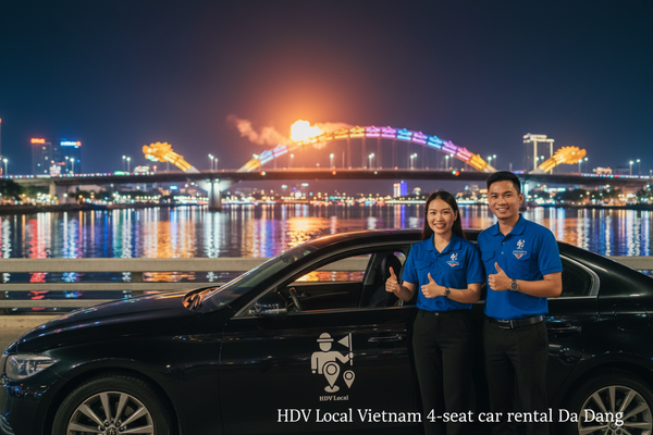HDV Local - Xe 4 chỗ đêm Cầu Rồng, Thuê Xe Du Lịch 4 Chỗ Tại Đà Nẵng
