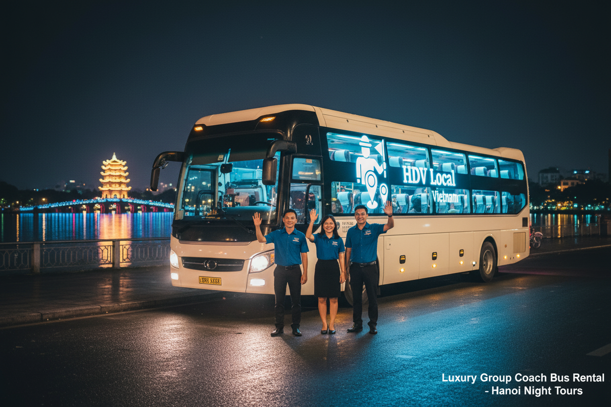 HDV Local - Xe 45 chỗ đêm Hà Nội