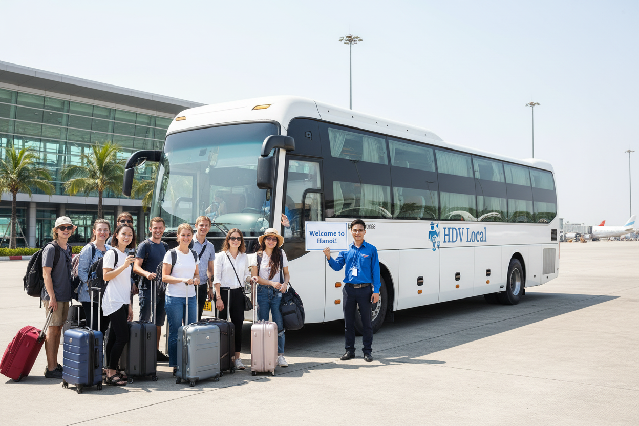 HDV Local - Xe 45 chỗ sân bay Nội Bài