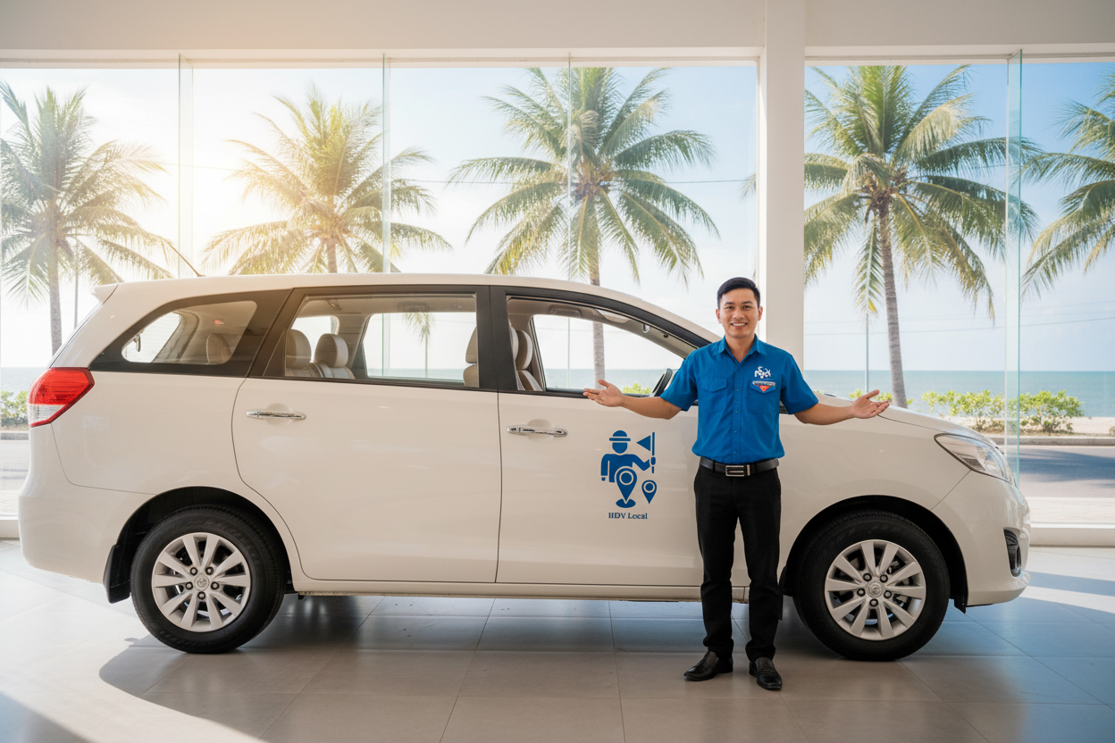 HDV Local - Xe 7 chỗ Tuy Hòa ngoài trời