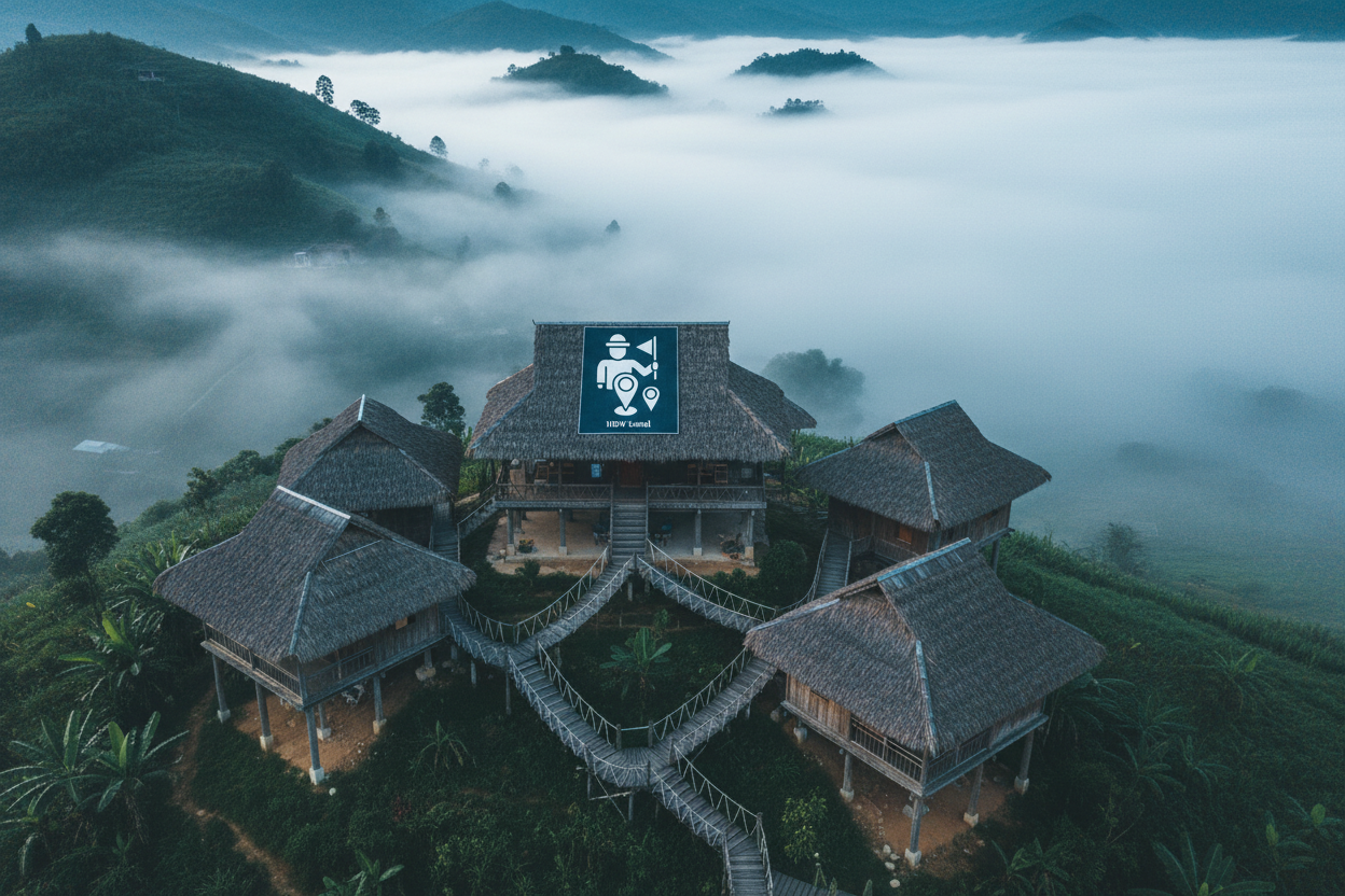 Homestay Săn Mây – Aerial View