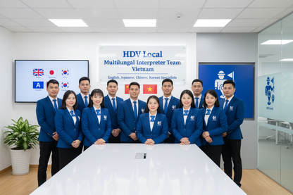 Đội ngũ phiên dịch 4 ngôn ngữ HDV Local