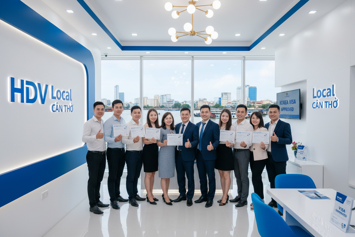 Khách hàng nhận visa Hàn Quốc