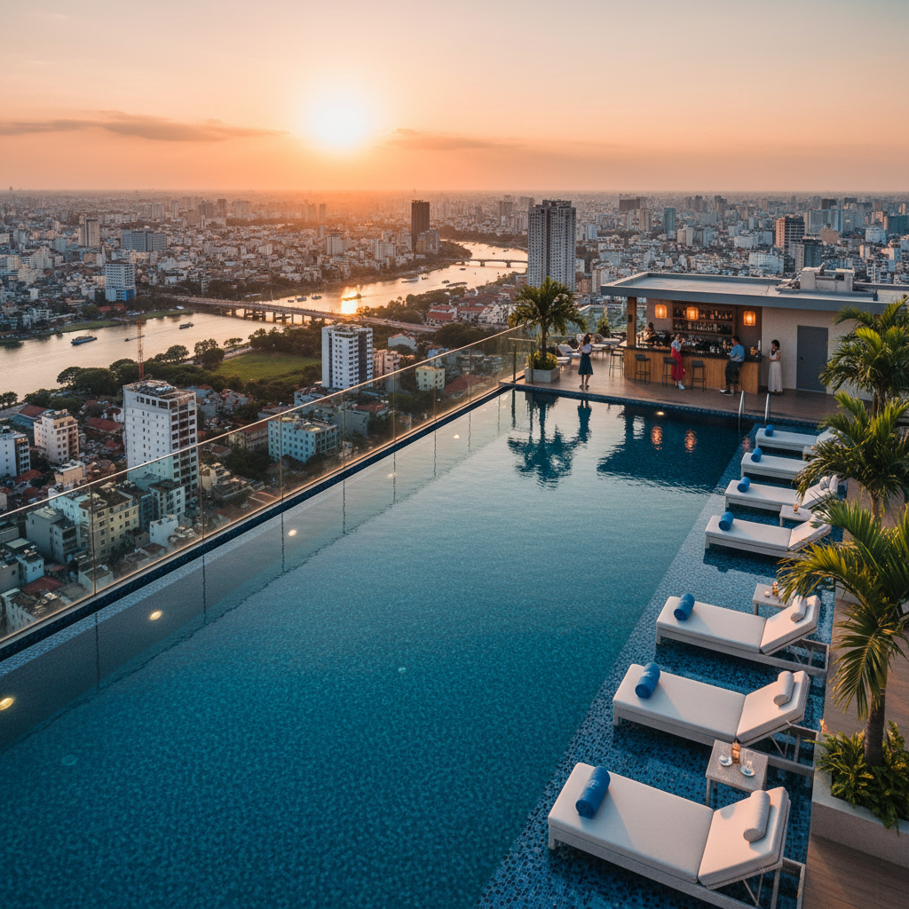 Khách sạn HDV Local - Hồ bơi 2