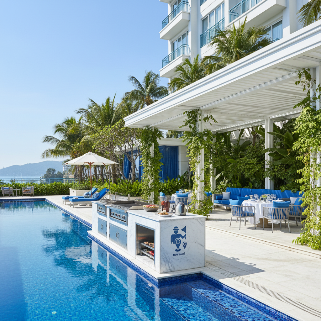 Khách sạn HDV Local - Sân BBQ 3