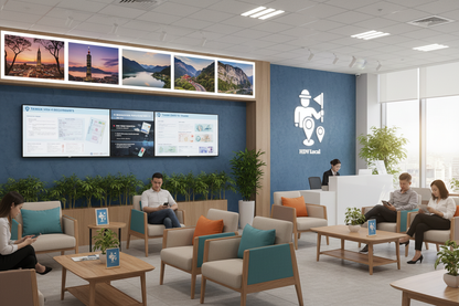 Khu vực chờ khách hàng visa Đài Loan HDV Local