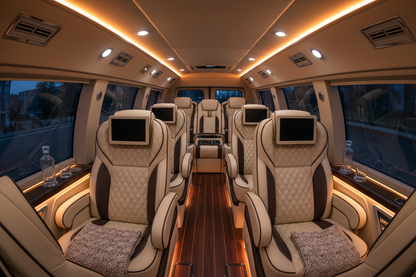 Limousine 12 chỗ nội thất