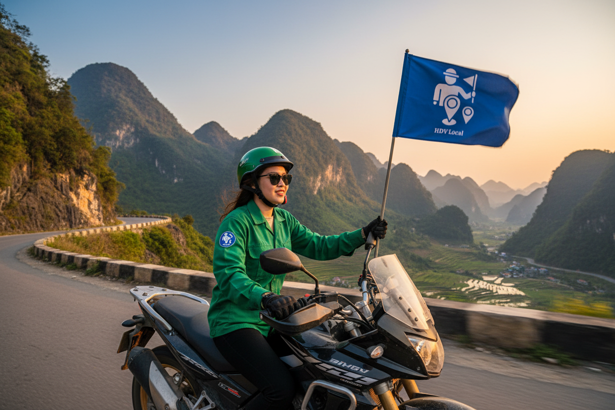 Tại sao nên chọn Xe máy kèm Tour Guide từ HDV Local?