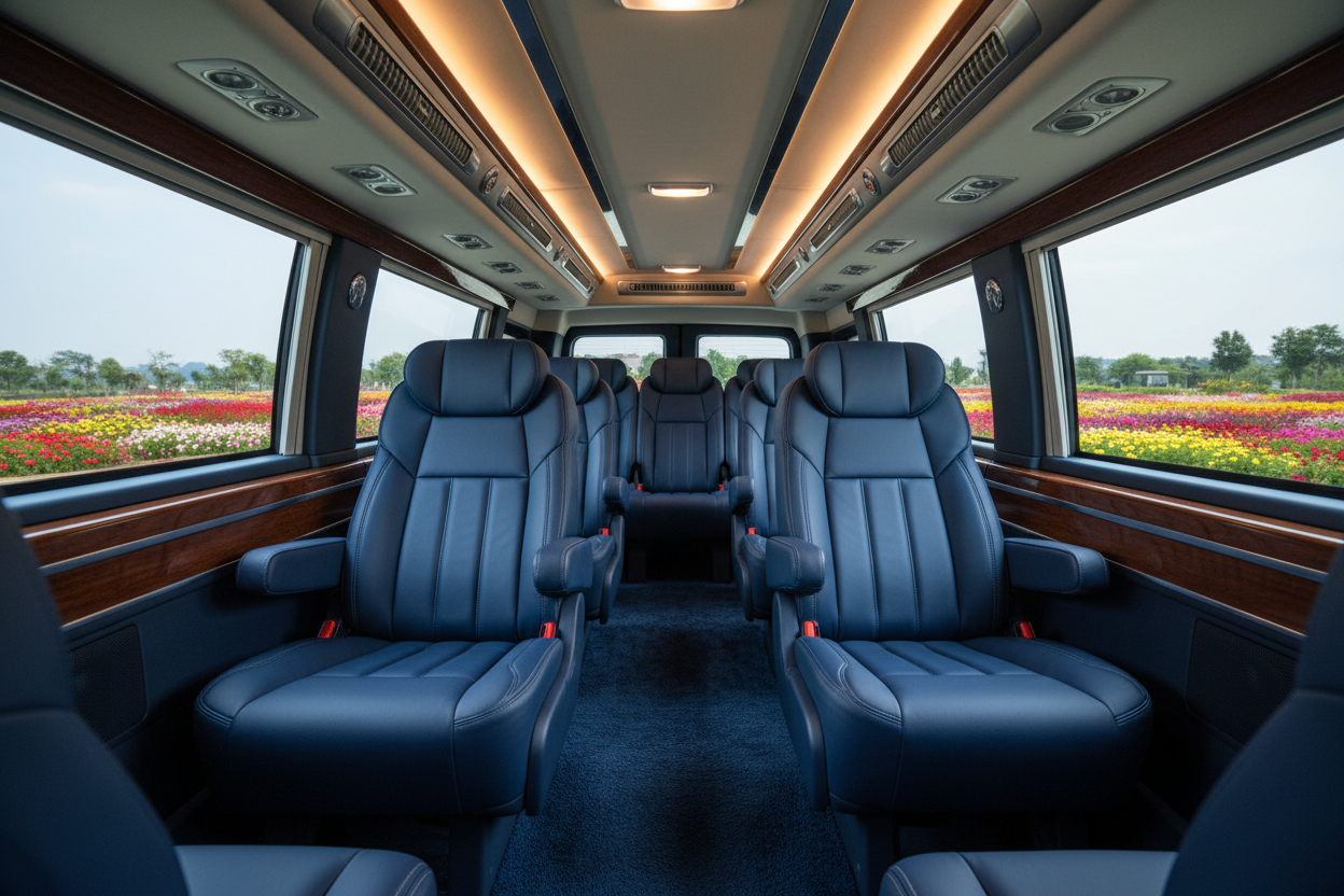 Thuê xe Limousine du lịch 12 chỗ tại Đà Lạt