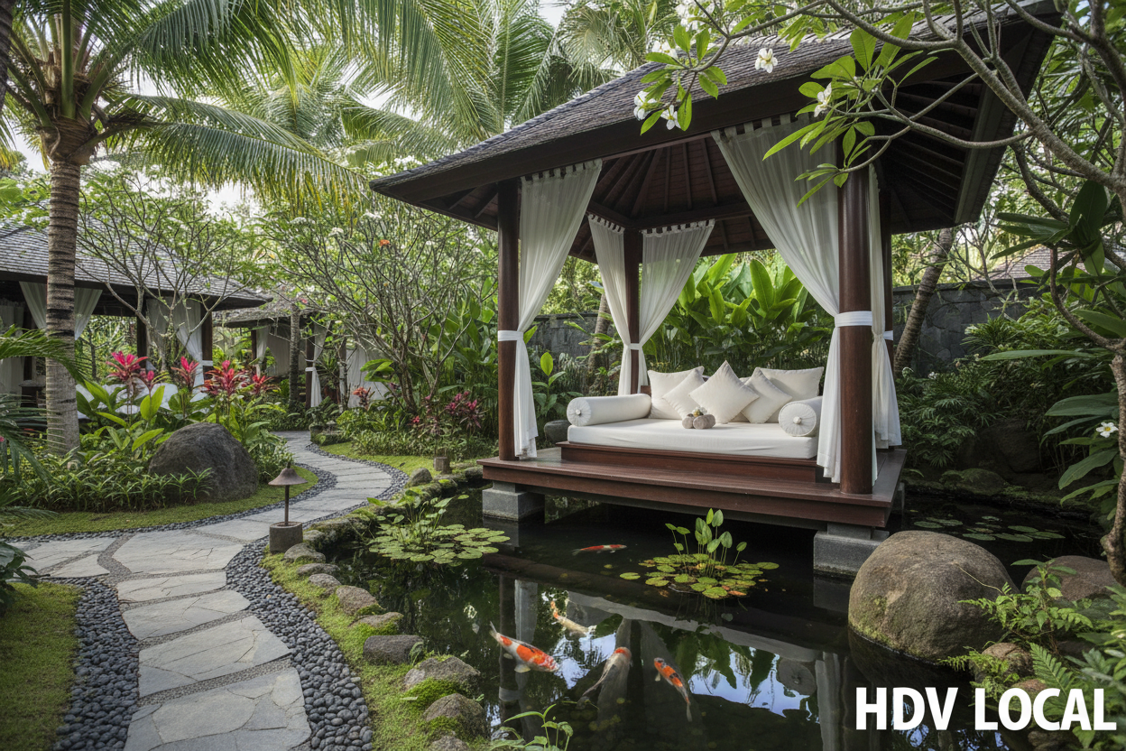 Outdoor Spa Relaxation