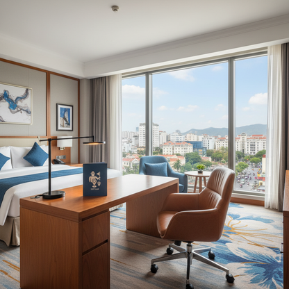Phòng deluxe có bàn làm việc
