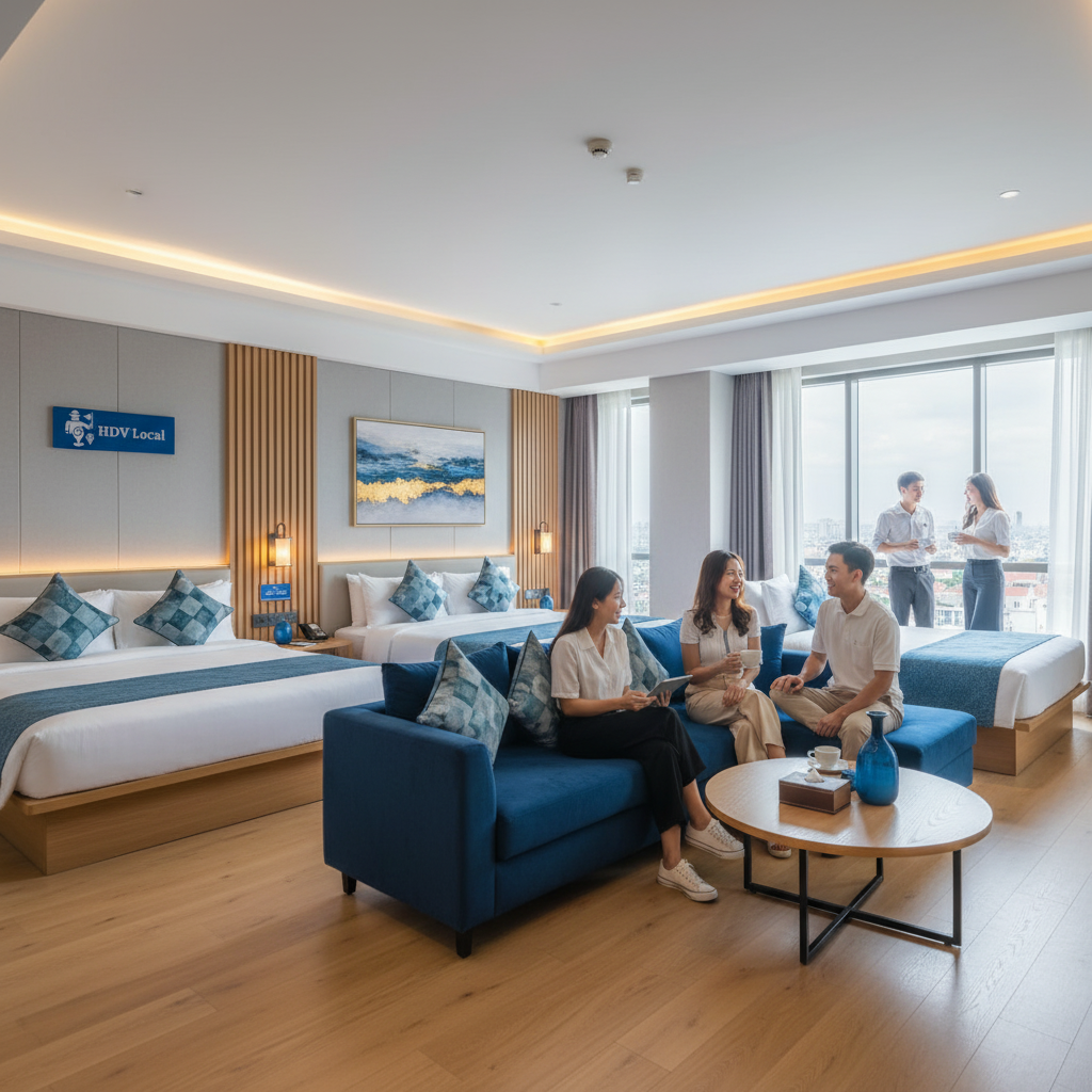 Phòng khách sạn HDV Local cho bạn bè 2