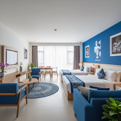 Phòng khách sạn HDV Local cho gia đình 1