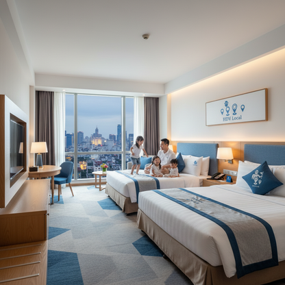 Phòng khách sạn HDV Local cho gia đình 1Dịch Vụ Book Phòng Khách Sạn Cho Gia đình Tại Tuy Hòa