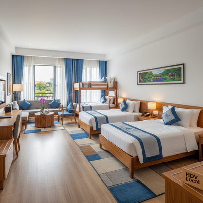 Phòng khách sạn HDV Local cho gia đình 3