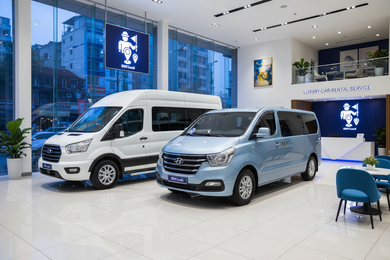 Showroom Limousine 12 chỗ HDV Local Thuê Xe Limousine Du Lịch 12 Chỗ Tại Nha Trang