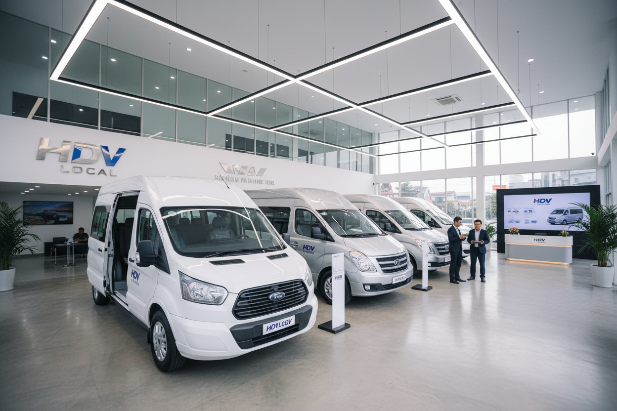 Showroom xe 16 chỗ HDV Local