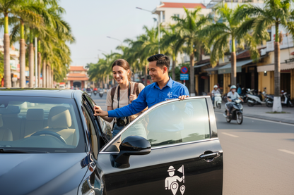 Showroom Xe 4 Chỗ - Tài xế HDV Local đón khách