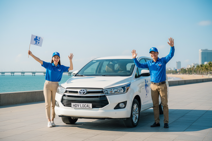 Showroom Xe 7 Chỗ - Đội ngũ HDV Local Tuy Hòa