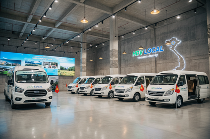 Showroom xe minibus 16 chỗ HDV Local