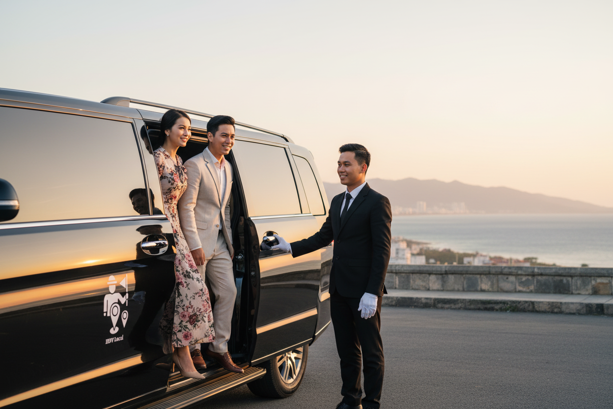Tài xế Limousine HDV Local phong cách 5 sao