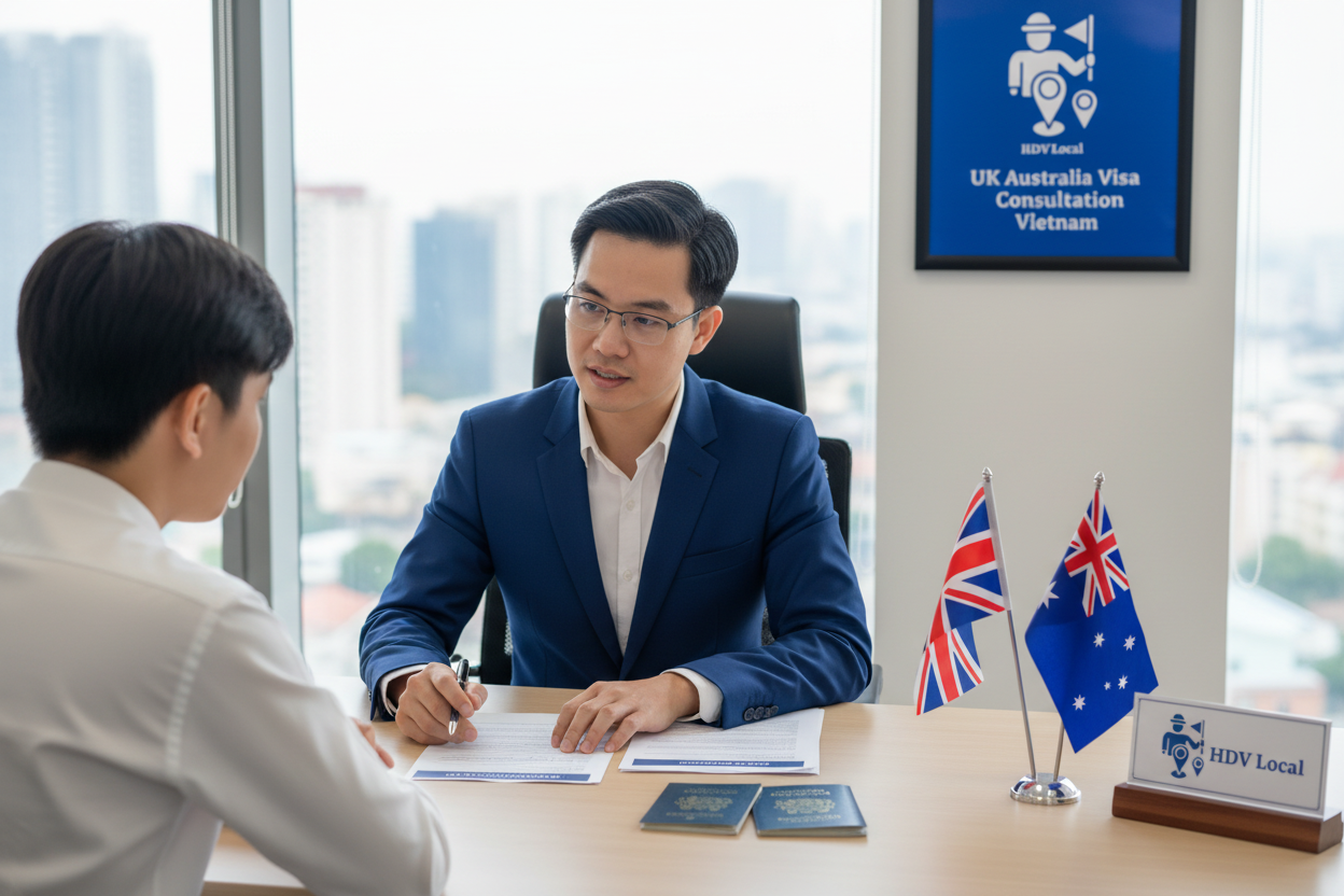 Tư vấn visa Anh & Úc HDV Local