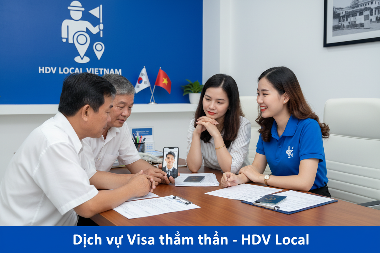 Tư vấn Visa thăm thân - HDV Local Dịch Vụ Làm Visa C-3-8 Hàn Quốc Thăm Thân Tại Việt Nam
