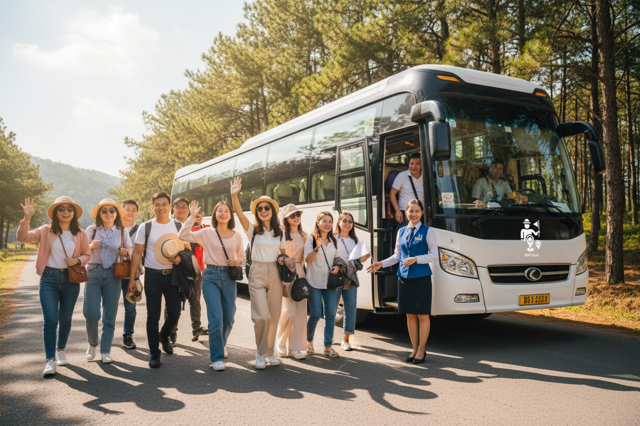 Thuê xe du lịch 29 chỗ Limousine Tại Đà Lạt