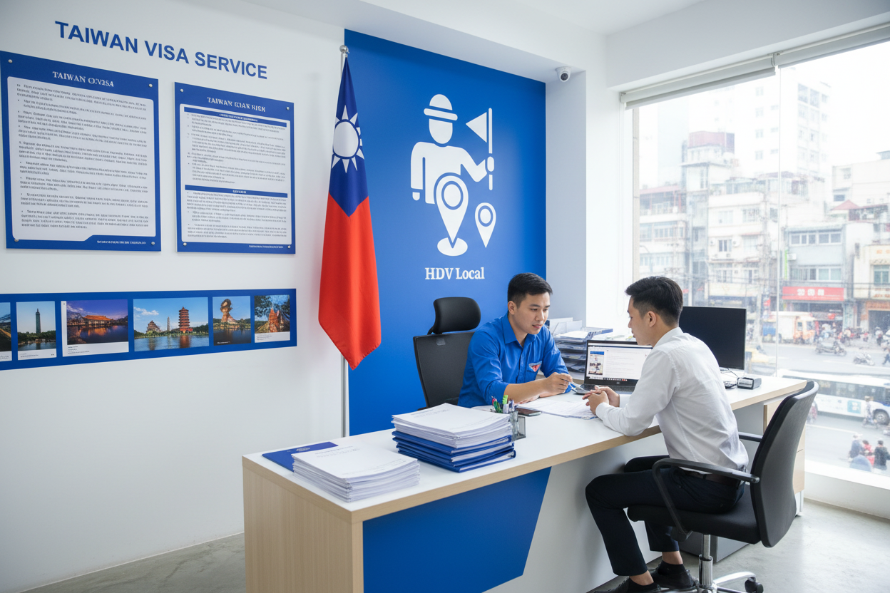 Văn phòng dịch vụ visa Đài Loan HDV Local Hà Nội