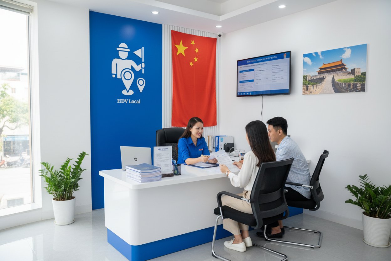 Văn phòng dịch vụ visa Trung Quốc HDV Local Hà Nội