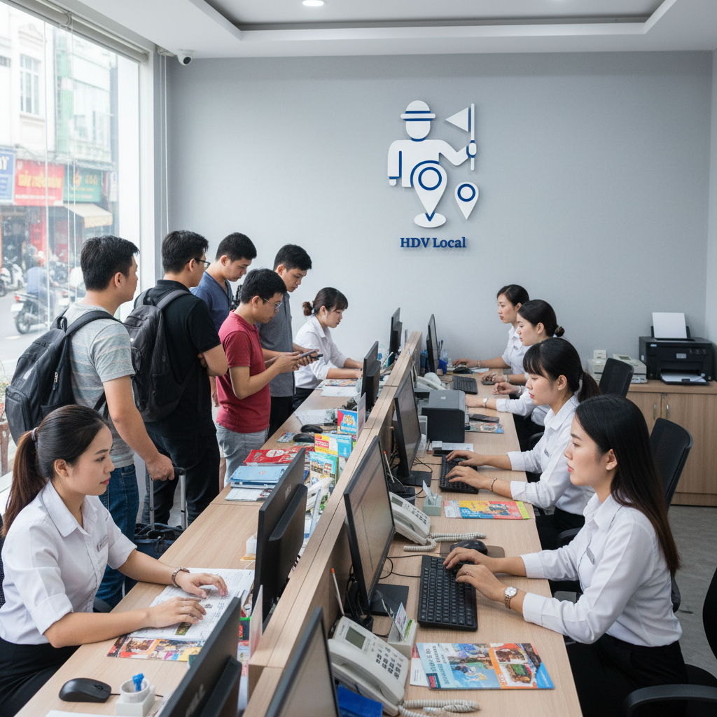 Văn phòng phục vụ khách