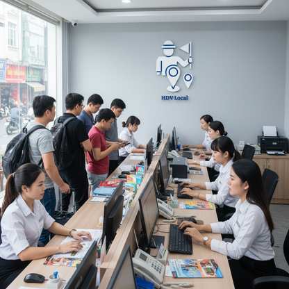 Văn phòng phục vụ khách