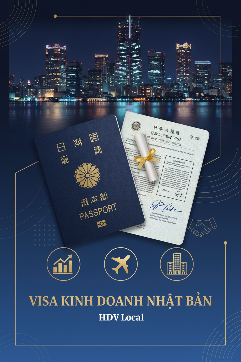 Visa Kinh Doanh Nhật Bản - HDV Local