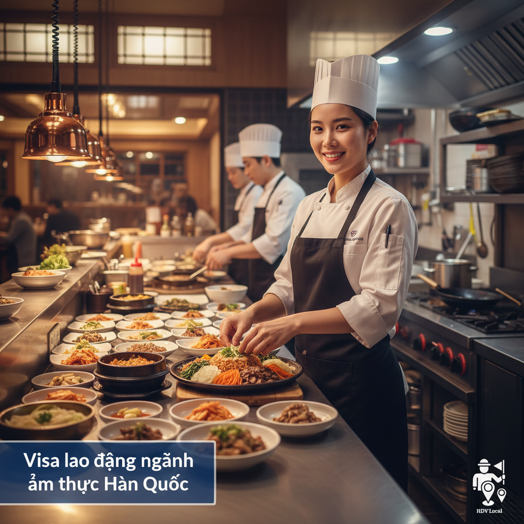 Visa Lao Động Ẩm Thực Hàn Quốc - HDV Local