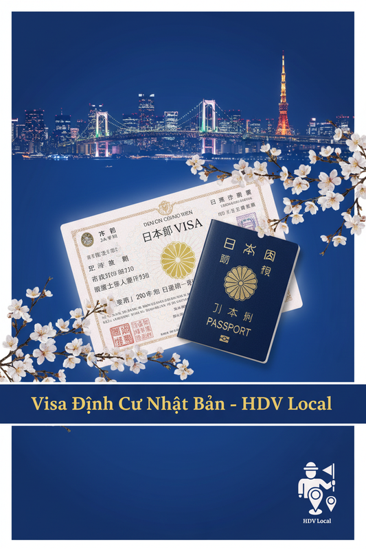 Visa Định Cư Nhật Bản - Poster HDV Local