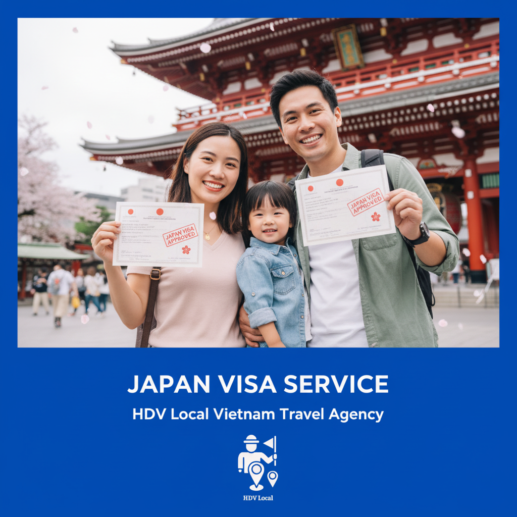 Visa Nhật - Du lịch gia đình