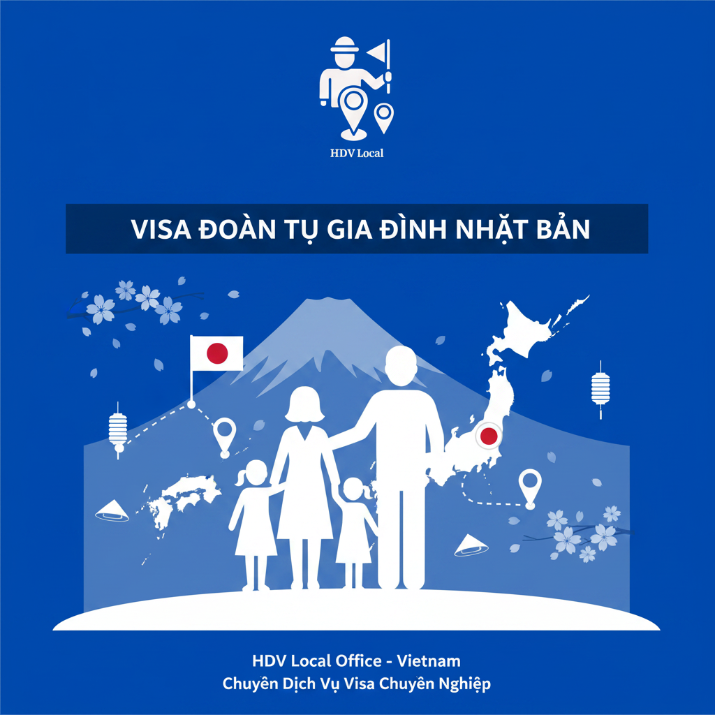 Dịch Vụ Làm Visa đoàn tụ gia đình Nhật Bản Tại Việt Nam
