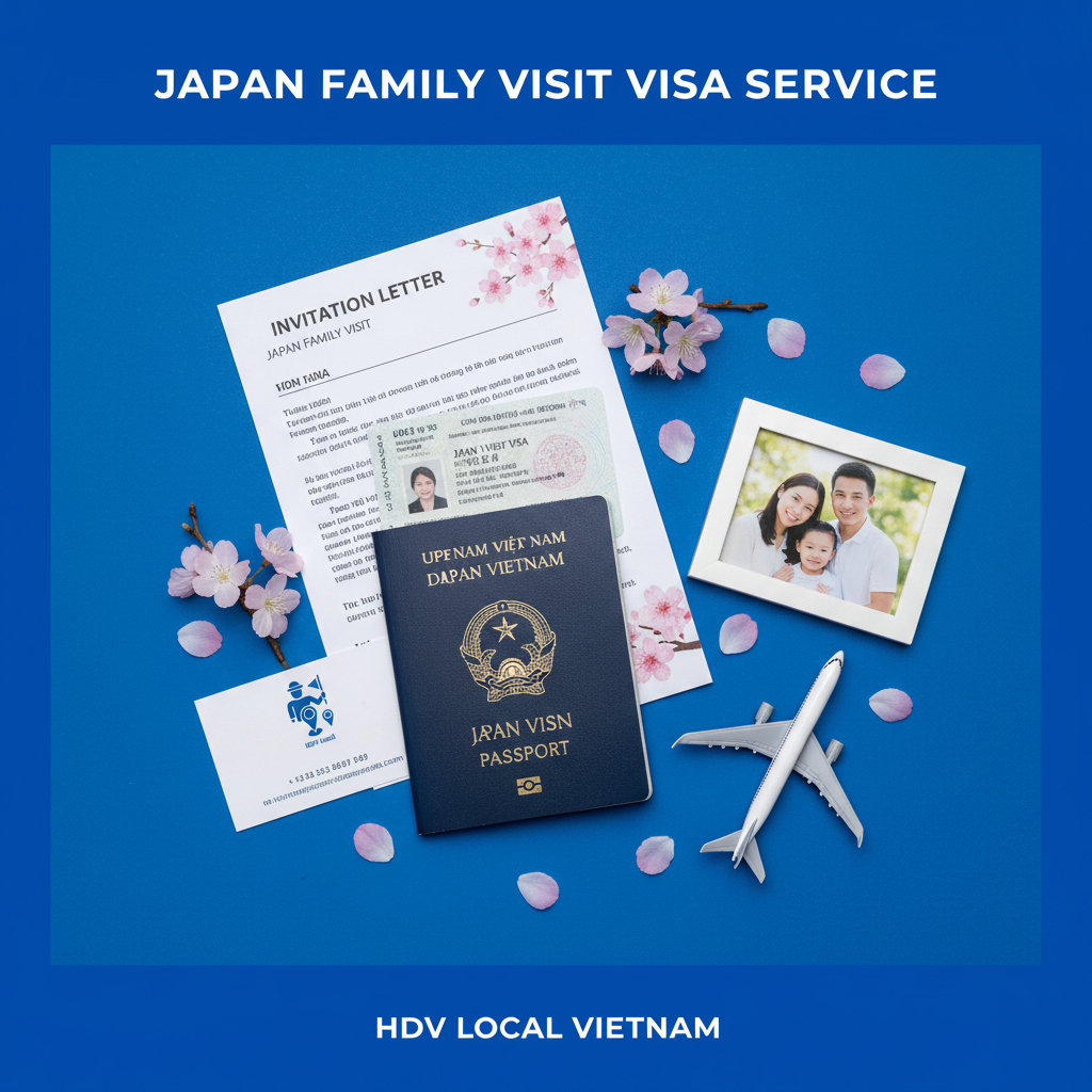 Visa Thăm Thân - Flat Lay