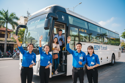 Xe Đoàn Quy Nhơn - Đội ngũ HDV Local