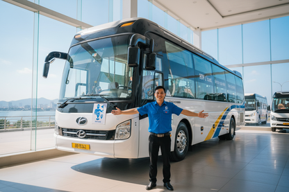 Xe Đoàn Quy Nhơn - Nhân viên nam HDV Local